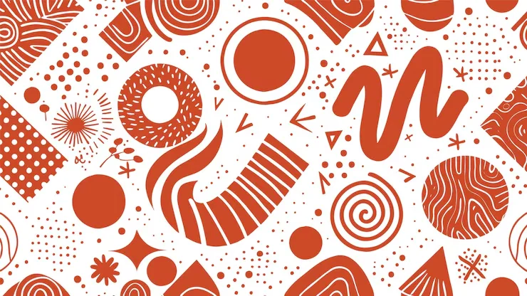 Abstract red vector pattern