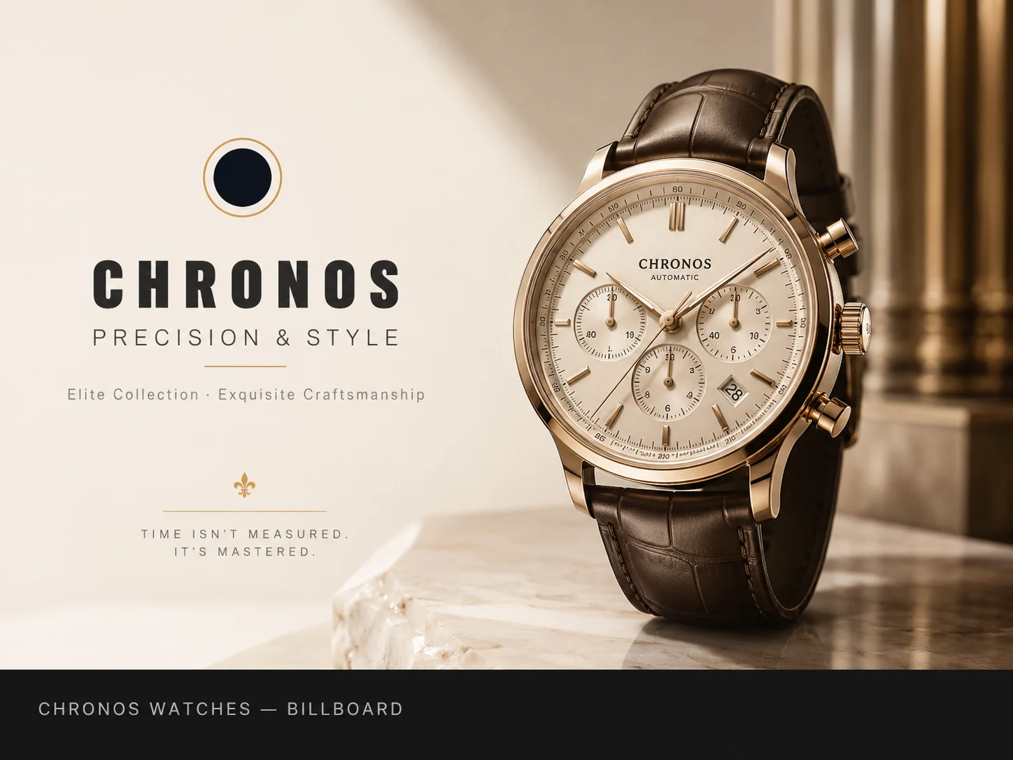 Chronos Watches Billboard Design