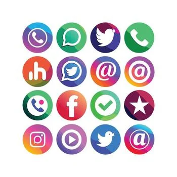 Social media icon collection